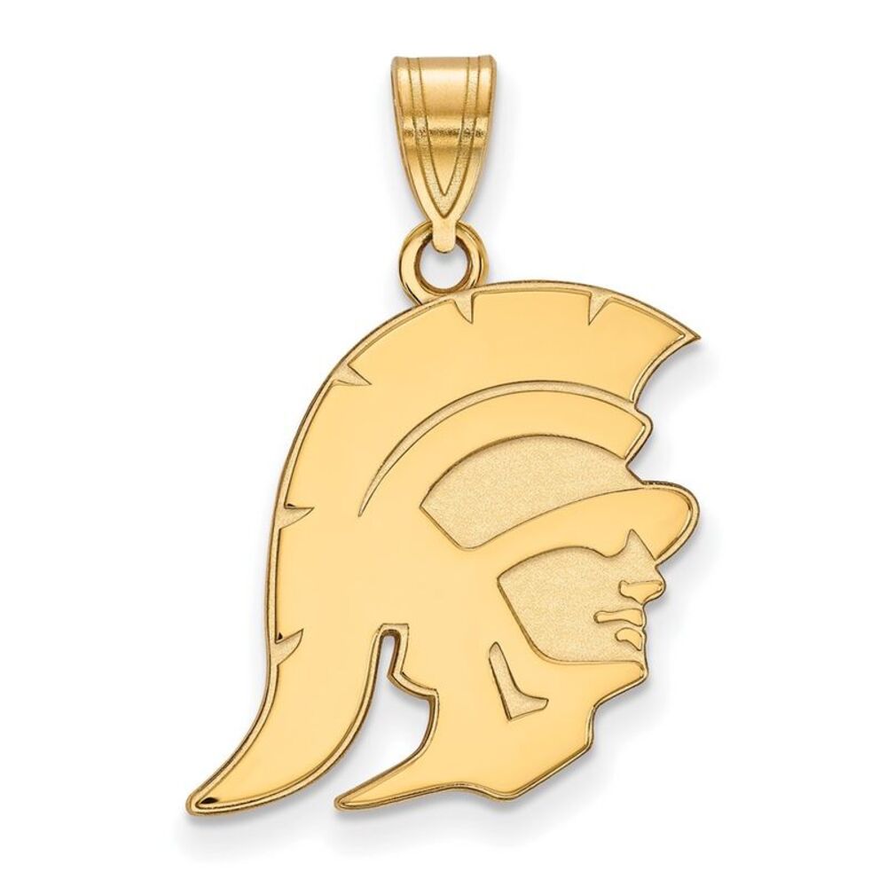 10K Yellow Gold University of Southern California Large Trojan Pendant